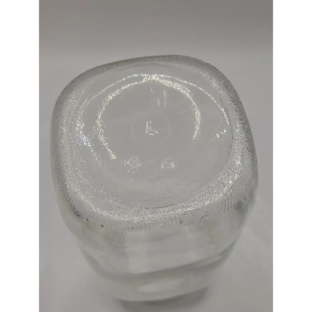 Vintage Atlas Mason Quart Size Mason Jar Clear Glass Great Used Condition. 7in